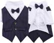 tuxedo costume wedding gentleman clothes dogs logo