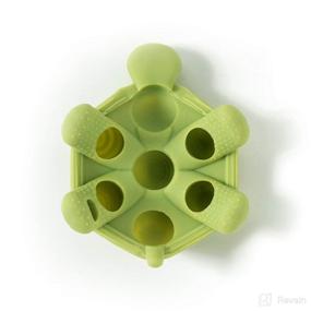 img 3 attached to 🐢 Doddle &amp; Co. Chew Teether: Poppable Bubbles, Improved Bubble Wrap-like Toddler Teething Fidget Toy for Baby (Turtle)