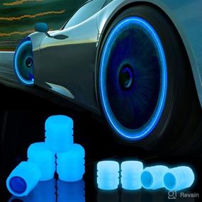 img 4 attached to Luminous Fluorescent Illuminated Motorcycles Vehicle Tires & Wheels best: Accessories & Parts