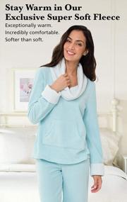 img 2 attached to Stay Cozy This Winter With PajamaGram Fleece Women'S Pajamas