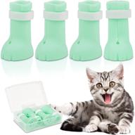 🐾 adjustable rubber cat paw covers - jaki cat anti-scratch shoes for cats, protecting cat feet of various sizes, ideal for cats' bathing, shaving, and family time logo