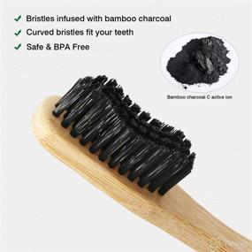 img 2 attached to Toothbrush Natural Friendly Biodegradable Charcoal