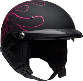 img 4 attached to 🔒 Enhanced Safety and Style: Bell Pit Boss Adult Street Motorcycle Helmet - Catacomb Matte Pin Pink/X-Large/2X-Large