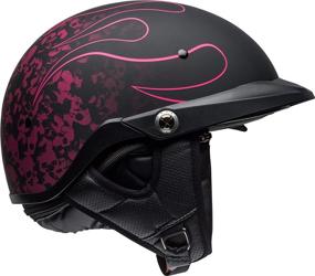 img 2 attached to 🔒 Enhanced Safety and Style: Bell Pit Boss Adult Street Motorcycle Helmet - Catacomb Matte Pin Pink/X-Large/2X-Large