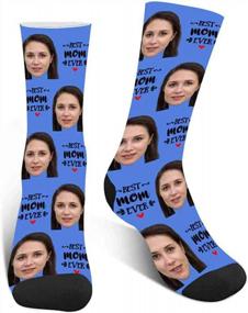 img 4 attached to Personalized Photo Socks With Custom Faces For Men, Women, And Unisex