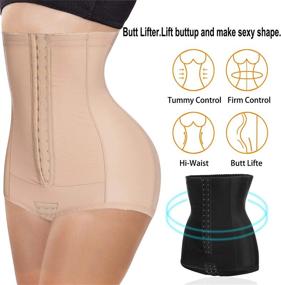 img 2 attached to Transform Your Figure With Eleady Women'S High-Waist Butt Lifter Shapewear For Optimal Tummy Control And Slimming