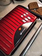img 2 attached to Sandwich maker Kitfort KT-1609 Panini Maker, red review by Barbara Krasowicz ᠌