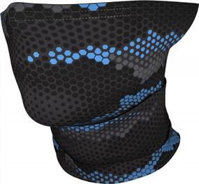 img 4 attached to 12-In-1 Cooling Neck Gaiter And Headband With UPF 50+ Sun Protection - Multi-Functional Compression Headwear Wrap That Provides Cooling Relief When Moistened