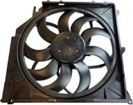 high-performance 600w brushless cooling fan assembly (topaz 17113442089) for bmw x3 e83 (2004-2010) logo