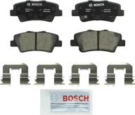 bosch bc1313 quietcast premium ceramic brake pad set for hyundai & kia (2007-2017): azera, elantra, sonata, amanti, optima, soul - rear логотип