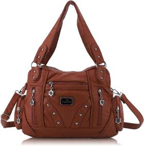 img 4 attached to Angel Barcelo Fashion Handbags Shoulder Women's Handbags & Wallets ~ Fashion Backpacks