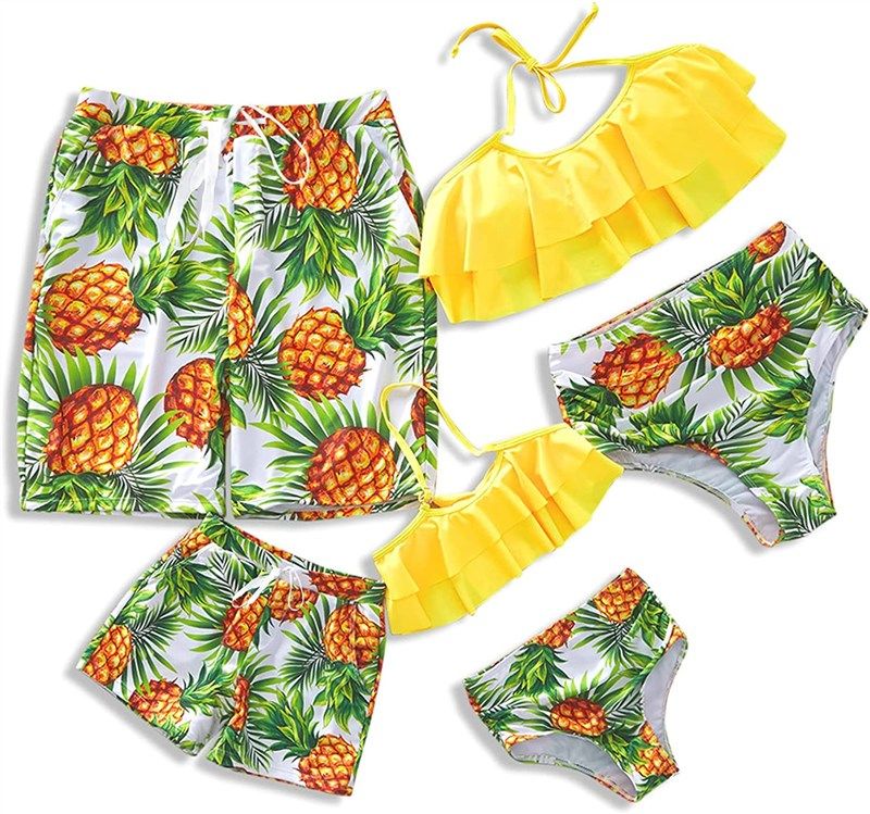 yaffi shoulder matching swimwear swimsuits apparel & accessories baby girls in clothing 로고
