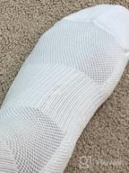 img 1 attached to Copper Infused Running Socks - Moisture Wicking & Anti-Odor Unisex Ankle Crew Cushion Socks For Trekking & Hiking By Hissox review by Chris Jenkins