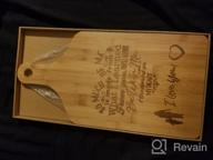 img 1 attached to Mothers Day Gifts, Christmas Gift For Mom - LANGXUN Personalized Engraved Bamboo Cutting Board For Mothers Day Gifts, Mothers Birthday Gift, Mom And Grandma Gift, Mom Gifts From Daughter review by Greg Muin