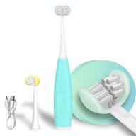 triple toothbrush rechargeable patented bristles logo