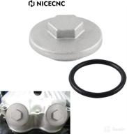 🔧 enhance performance with nicecnc engine valve tappet adjustment cover cap lid o-ring 17mm - ideal for honda 12361-300-000 (1pcs) logo