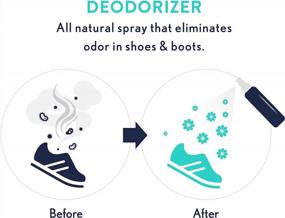 img 2 attached to Solemates Shoe Deodorizer - Eliminates Odor, Extra Strong Shoe Spray Made With Natural Ingredients