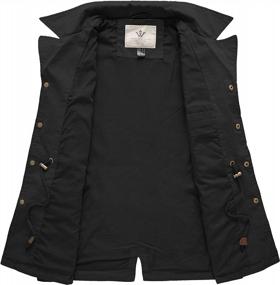 img 1 attached to Women'S Spring Cotton Anorak Jacket With Drawstring - Military Casual Style