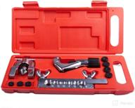 🔧 wostore double flaring tool kit: 7 dies automotive line tubing cutter with replacement blade and remear – 3/16"-5/8" sizes included logo