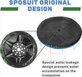 img 2 attached to Protect Your Trampoline Year-Round With Sposuit'S Rainproof And UV Resistant Cover