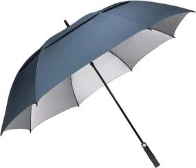 img 4 attached to Оставайтесь под защитой на поле с очень большим ветрозащитным зонтом для гольфа G4Free