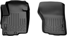 img 4 attached to 🚗 MAXLINER Floor Mats 1st Row Liner Set in Black for Mitsubishi Outlander/Outlander Sport (2011-2021)