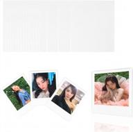 baskiss 50 pack ultra-clear kpop polaroid sleeves with 200 micron thickness for optimal protection and compatibility with standard 88x108mm square polaroids - ideal for collectors and enthusiasts! logo