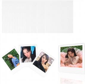img 4 attached to Baskiss 50 Pack Ultra-Clear Kpop Polaroid Sleeves With 200 Micron Thickness For Optimal Protection And Compatibility With Standard 88X108Mm Square Polaroids - Ideal For Collectors And Enthusiasts!