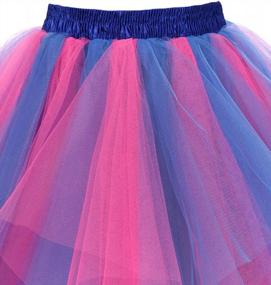 img 2 attached to Elevate Your Style With Emondora Women'S Tutu Tulle Petticoat Ballet Bubble Skirts