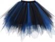 elevate your style with emondora women's tutu tulle petticoat ballet bubble skirts logo