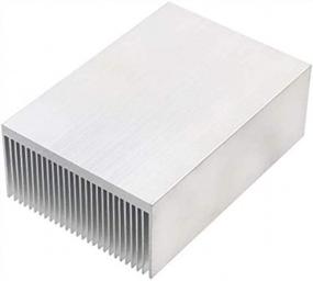 img 1 attached to Aluminum Chipset Heat Sink - 100Mm X 69Mm X 36Mm Cooling Fin For High-Power Amplifiers, Transistors, Semiconductors (2 Pack) By Tatoko