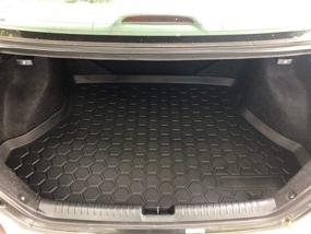 img 3 attached to Enhanced Acura ILX Cargo Liner 2013-2022 - Ultimate Protection - Tailored Car Trunk Mat - Effortless Maintenance & All-Weather Black Cargo Mat - Precise 3D Laser Measured Trunk Liners for Acura ILX 2013-2022