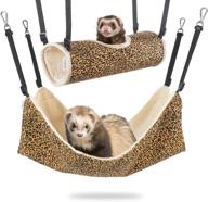 comfy and fun leopard hammock and tunnel set for small animals and rats by eonmir logo