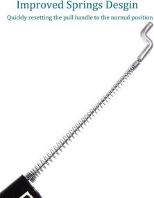 img 1 attached to 2Pcs Sofa Recliner Pull Cable Replacement - Fits Ashley & Most Recliners, Exposed Length 4.9", Total 33.7" | Ttmagic