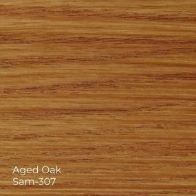 img 3 attached to SamaN Interior One Step Wood Seal, Stain And Varnish — масляная краска без запаха и защита для мебели и ценных пород дерева (состаренный дуб SAM-307, 32 унции)
