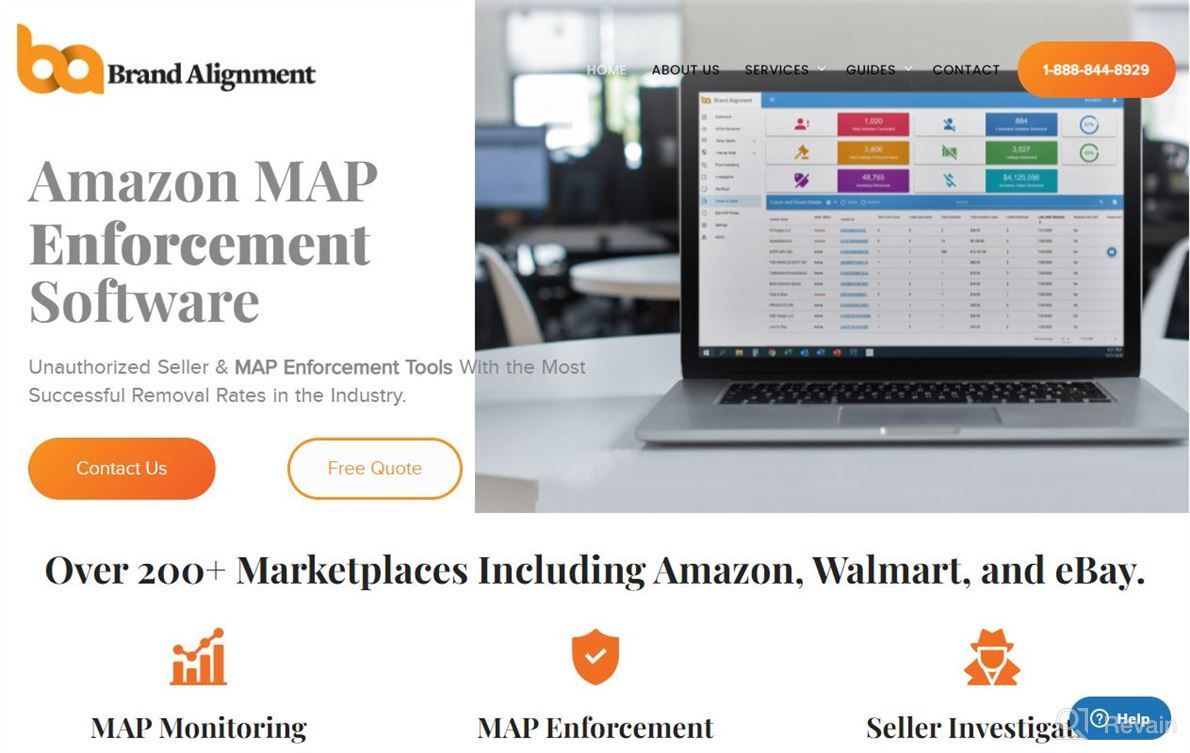 img 1 attached to Brand Alignment Monitoring & Enforcement review by Adam Ross