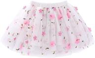 embroidery flowers tulle skirt years girls' clothing at skirts & skorts logo