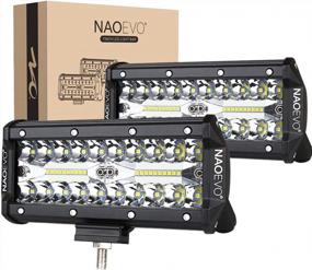 img 4 attached to Experience Ultimate Off-Road Performance With NAOEVO LED Light Bar - 240W And 24,000LM