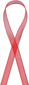 img 1 attached to Add A Sparkle To Your DIY Crafts With BENECREAT 1/4" 500 Yards/Roll Organza Ribbon In Festive Red