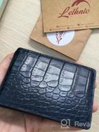 img 1 attached to Lethnic Wallet: Stylish Bifold Leather Men's Business Accessories in Wallets, Card Cases & Money Organizers review by Matt Morrison