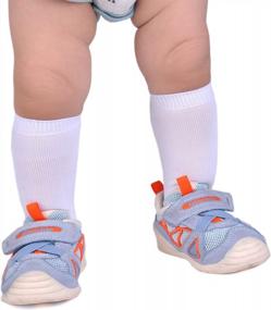 img 1 attached to 3/6 Pack Of Soft Nylon Knee High Socks For Unisex Babies - Newborn To Toddler