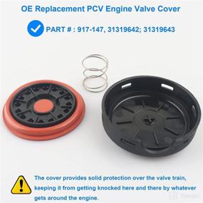 img 3 attached to 🔧 Replacement PCV Valve Diaphragm Cover Membrane Compatible with Volvo XC60, XC70, XC90, S60, S80, V70, V60 - 2010-2016, 2008-2015, 2007-2014, 2011-2016, 2008-2010, 2015-16