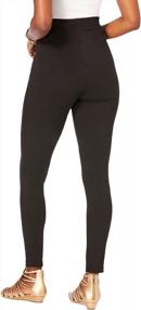 img 2 attached to Ultimate Comfort & Flexibility - Roamans Plus Size Ankle-Length Stretch Legging For Women'S Workout & Yoga