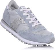 saucony original sneaker medium little girls' shoes - athletic: stylish and supportive footwear for active kids logo