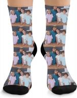 персонализированные носки для лица с фото - подарки с напечатанными на заказ фотографиями для мужчин и женщин логотип