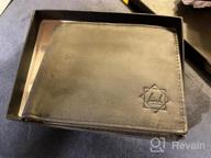 img 1 attached to Ultimate Minimalist Mens Leather Trifold Wallet: Sleek Design & Functionality review by Karthikeyan Behm