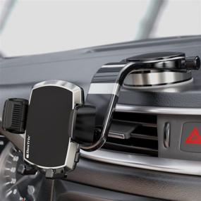 img 4 attached to 📱 BesTrix Phone Holder for Car: Dashboard Cell Phone Mount for iPhone 13, Galaxy S22 & All Smartphones