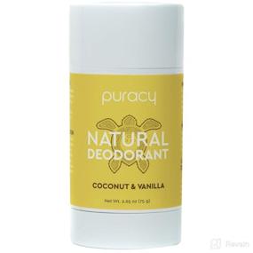 img 4 attached to 🥥 Puracy Natural Deodorant: Irresistibly Fresh Coconut Vanilla Scent