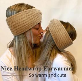 img 2 attached to Warm And Cute: Huachi Winter Headbands For Women - Perfect Ear Warmer And Hair Accessory, Ideal Gift For Christmas, 4 Pack