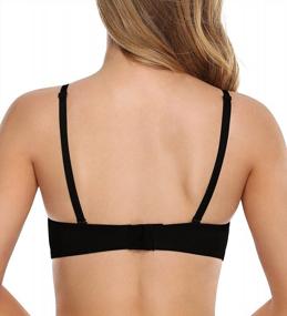 img 1 attached to HANSCA Convertible Plunge Bra: Underwire, Low Back & Push-Up For Deeper Cleavage In Women'S Fashion